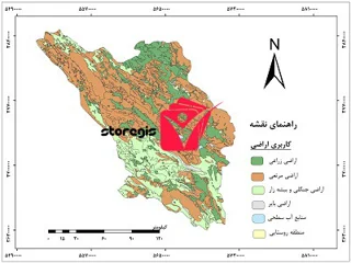 دانلود نقشه کاربری اراضی استان چهارمحال و بختیاری