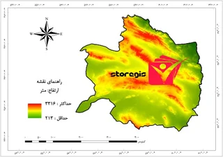 دانلود نقشه ارتفاع استان خراسان رضوی