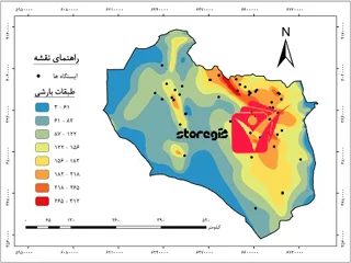 دانلود نقشه طبقات بارشی استان خراسان جنوبی