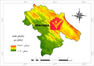دانلود نقشه ارتفاع استان کهگیلویه و بویراحمد