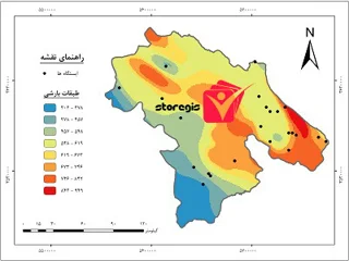 دانلود نقشه طبقات بارشی استان کهگیلویه و بویراحمد
