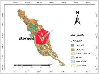 دانلود نقشه کاربری اراضی استان بوشهر