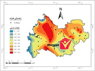 دانلود نقشه طبقات بارشی استان کرمانشاه