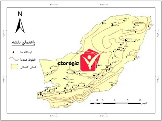 دانلود نقشه همدما استان گلستان