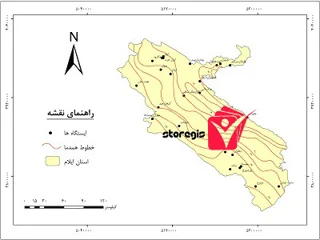 دانلود نقشه همدما استان ایلام