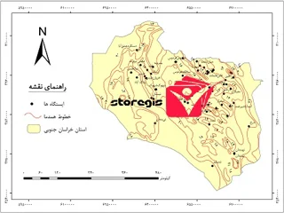 دانلود نقشه همدما استان خراسان جنوبی