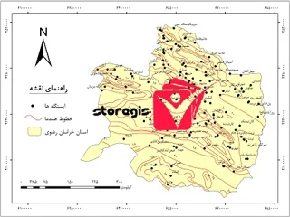 دانلود نقشه همدما استان خراسان رضوی