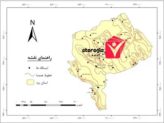 دانلود نقشه همدما استان یزد