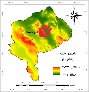 دانلود نقشه ارتفاع استان یزد